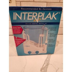 Conair Interplak Dental Water Jet System 7 Attachments Model‎ WJ8R New Open Box
